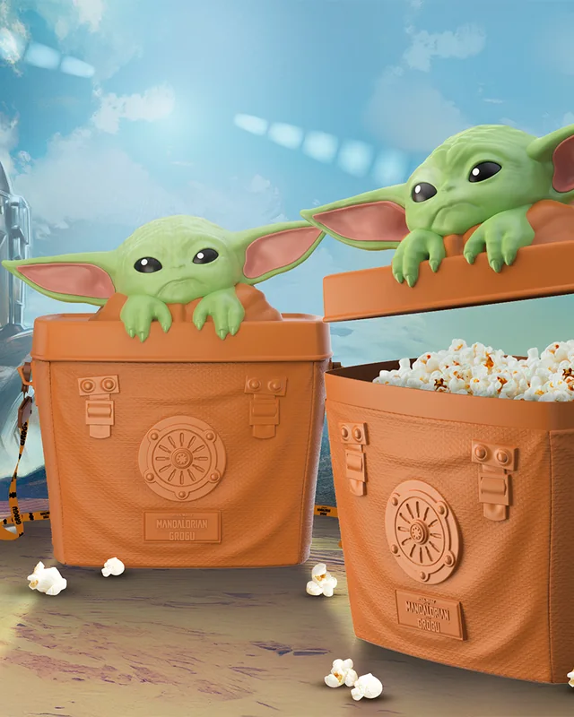 Baldes de pipoca do Grogu, de The Mandalorian
